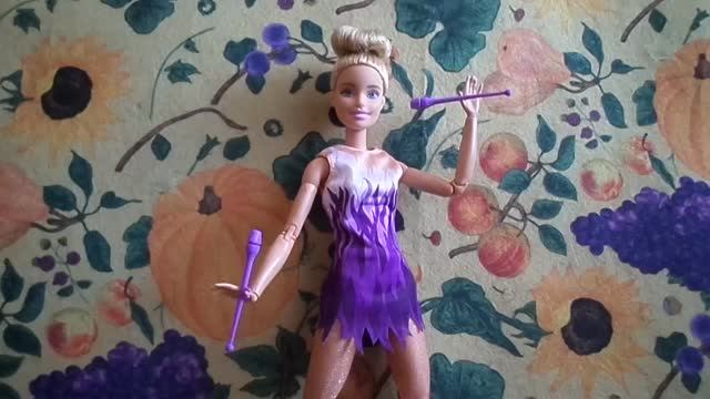 Обзор на Барби Безграничные Движения Спортсменка Гимнастка*Barbie*Mede to Move смотреть онлайн