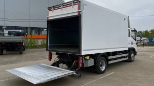 Промтоварный фургон Pelican на базе шасси FAW Tiger 6G. Гидроборт в качестве задних дверей+клапан.