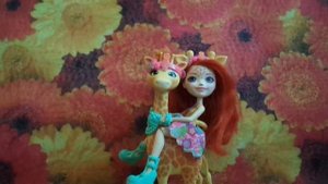 Обзор на куклу Энчантималс*Джиллиан Жираффи и её зверюшка Слон-Enchantimals*Gillian Giraffe