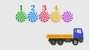 Учимся считать  Конфетки  Развивающий мультик.