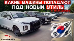 Какие машины попадают под новый утиль с 01.11.2025