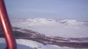 Полёт с горы Хайбар. Туран. Республика Тыва.