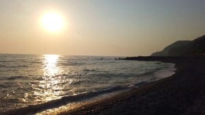 Дикие пляжи Сочи. Глубокая щель. 2025. Вечер.