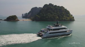 Суперъяхта SPACECAT. Звезда сериала «Белый Лотос». Таиланд. Пхукет.