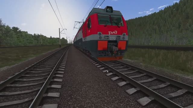 Мультиплеер RTrainSim MaDaDev 14.07.24. На Дончаке с грузовым поездом по маршруту Новокузнецк.