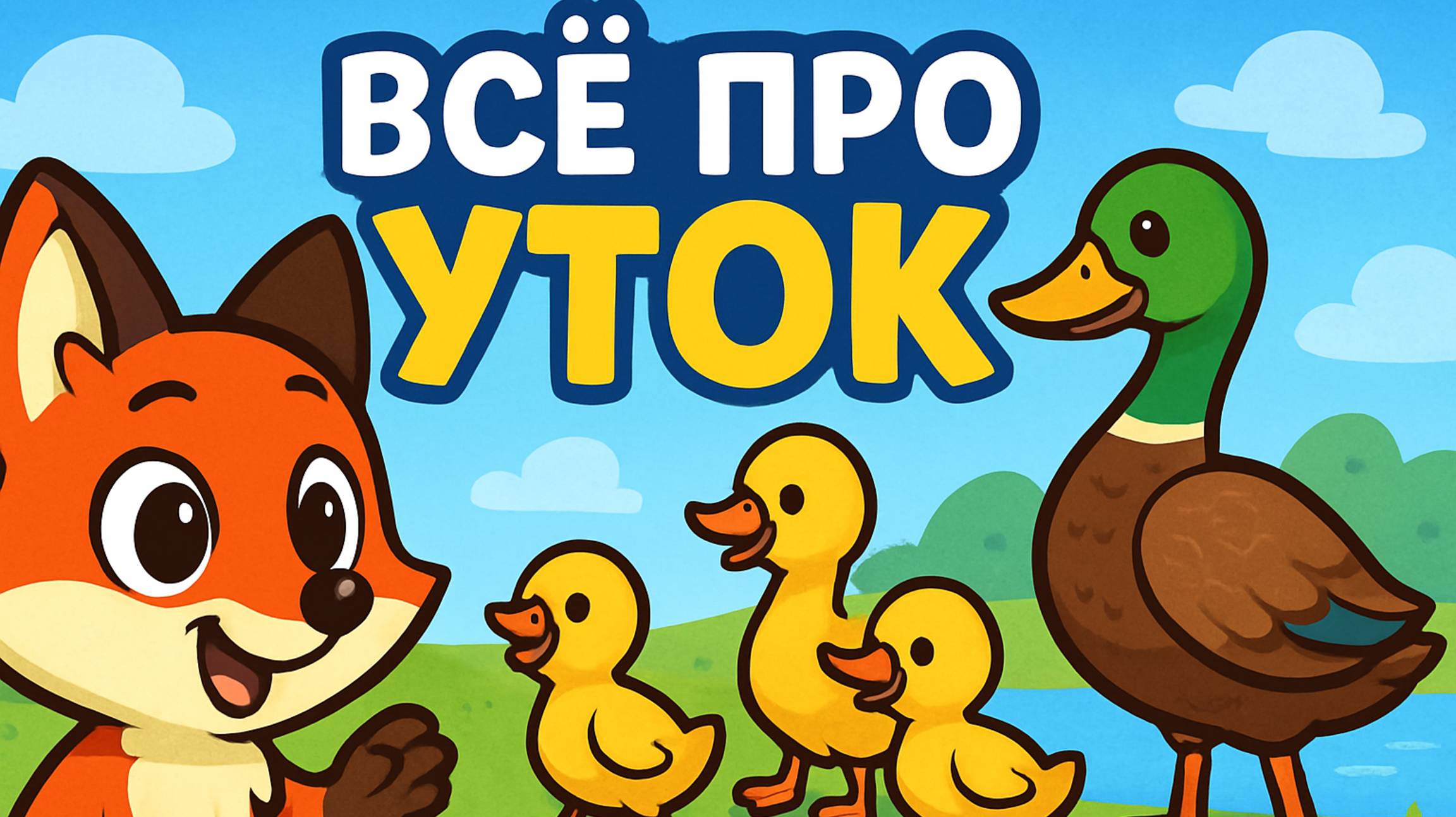 Все про уток. Развивающее видео для детей.