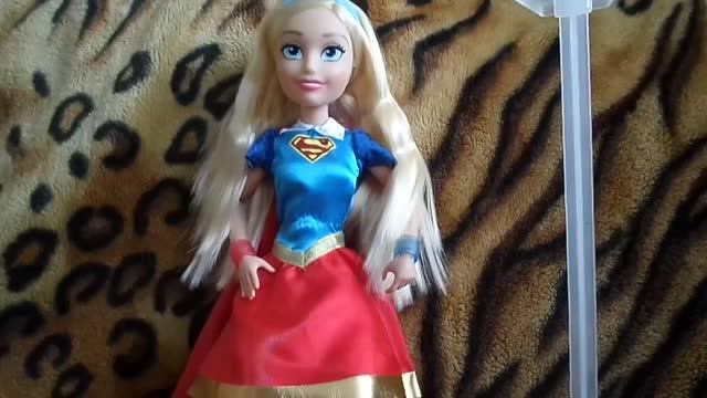 Обзор на большую куклу Супергёрл 45 см. DS Super Hero Girls*Супергероини в движении