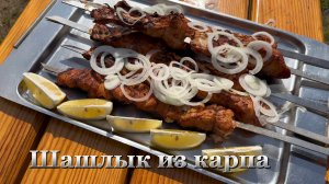 Шашлык из карпа!