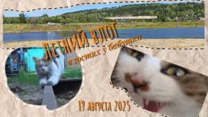 ЛЕТНИЙ ВЛОГ. В гостях у бабушки. Комфортный влог.