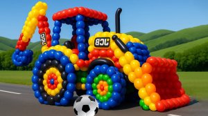 Мультик про МАШИНКИ | Клоун и шарики - смотреть мультики| мультики для детей