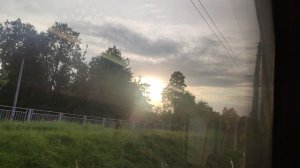 магический 🧝 солнечный ☀️ закат в ночь дожди...