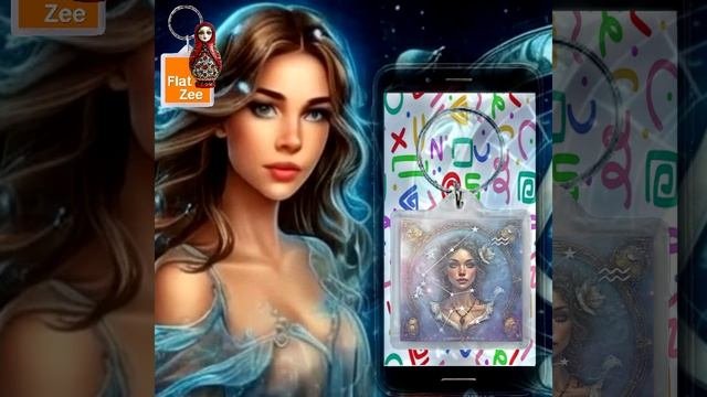 Водолей-Женщина. Магия вашего знака зодиака с брелоком ФлэтЗи.