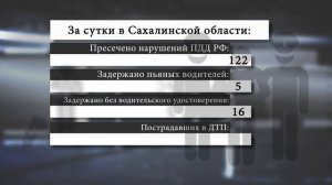 Сводка Госавтоинспекции Сахалинской области за 17 сентября