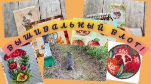 Вышивальный влог.С 1-14 сентября.