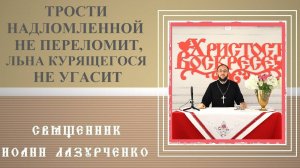 "Трости надломленной не переломит, и льна курящегося не угасит". Пророчество Исаии о Мессии.