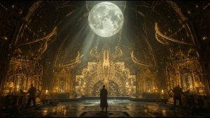 Pulse Symphony Moon 🔊 2-Hour Sacred Machinery Ambience ｜ AI Core Sonification ｜ Cyber-Monks