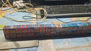 Собранные коллекции от роблоксов из акции пятёрочке.