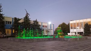 Фонтан на площади имени М.К. Дорохина 20-09-2025. #Фрунзе_Сакский