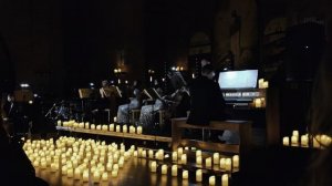 🕯 Ночной концерт при свечах живой музыки оркестра Арт-проекта НЕформат Лютеранской церкви серия 2