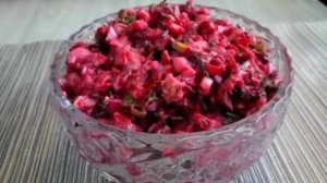 Нежный салат со свеклой: быстро, вкусно и полезно!