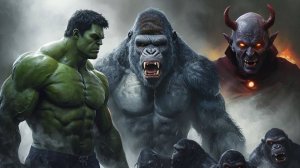 Шрек против Кинг—Конга - Суд души / Неприрученная Земля