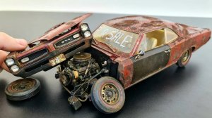 Pontiac GTO 1966 РЕСТАВРАЦИЯ МОДЕЛЬКИ АВТО