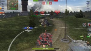 Турбослив, взводом на Т110Е3