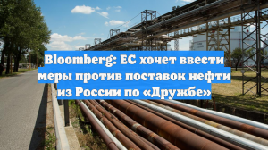 Bloomberg: ЕС хочет ввести меры против поставок нефти из России по «Дружбе»
