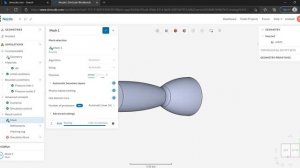 CFD моделирование сопла в SimScale.