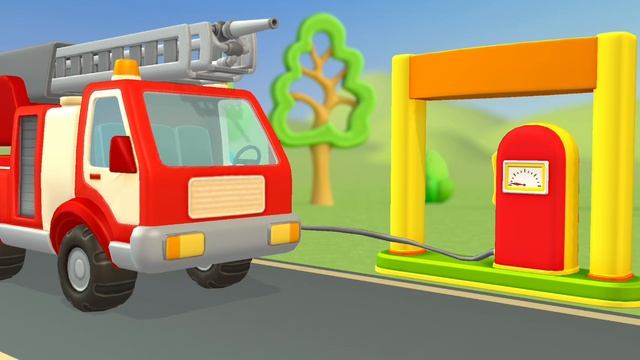 Лёва грузовик и машинки 🚒