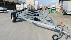 ОБЗОР на прицеп лодочный Трейлер Дельфин 5.2-Н самосвальный