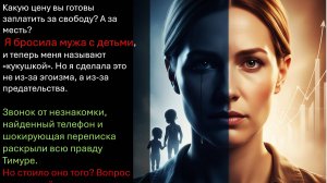 Я бросила мужа с двумя детьми😥