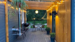 Гостевой каркасный дом 6х3 м ГОТОВ! Обзор проекта.