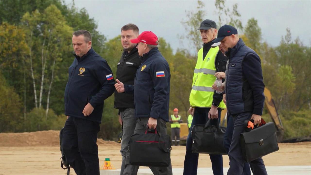 Правительственная комиссия проверила ход строительства ВСМ Москва - Санкт-Петербург