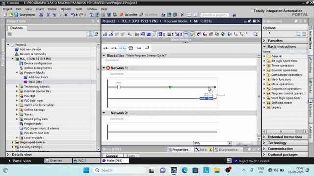 06_TIA Portal организационные блоки OB