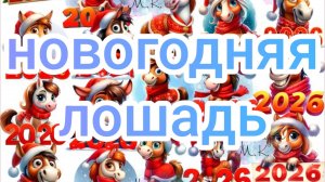 Новогодняя лошадь