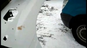 КРАШ ТЕСТ: наезд колесом грузового Sprinter на стеклопластиковое крыло. Проверка прочности.