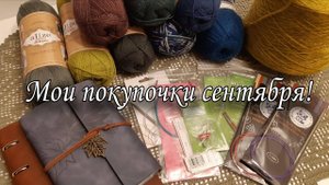 Вязальные покупки сентября! Пряжа, спицы, органайзеры, канцелярия и т.д.!!!