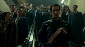 Terminator Brutal Cyberpunk Subway Scene