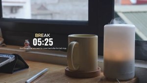 2 часа StudyWithMe ｜ Ambient ver.🍃, Nature Sounds ｜ Pomodoro 50-10 ｜ Cloudy Day 🌥️