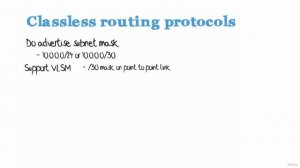 41\013 Classless routing protocols