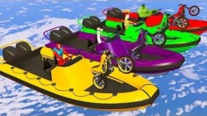 Моды для GTA V - РАСКРАСКИ МОТОЦИКЛА на лодочном транспорте супергероя