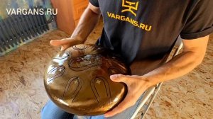 Аккордовый глюкофон 1118 - Ля-мажор пентатоника, 432 Гц, 30 см, с центральным лепестком - VARGANS