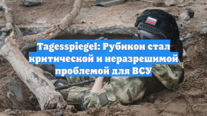 Tagesspiegel: Рубикон стал критической и неразрешимой проблемой для ВСУ