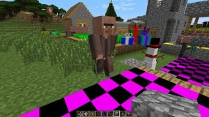 У меня есть два жителя, один из них – рыбак, который добывает руду в Майнкрафт (Minecraft)!