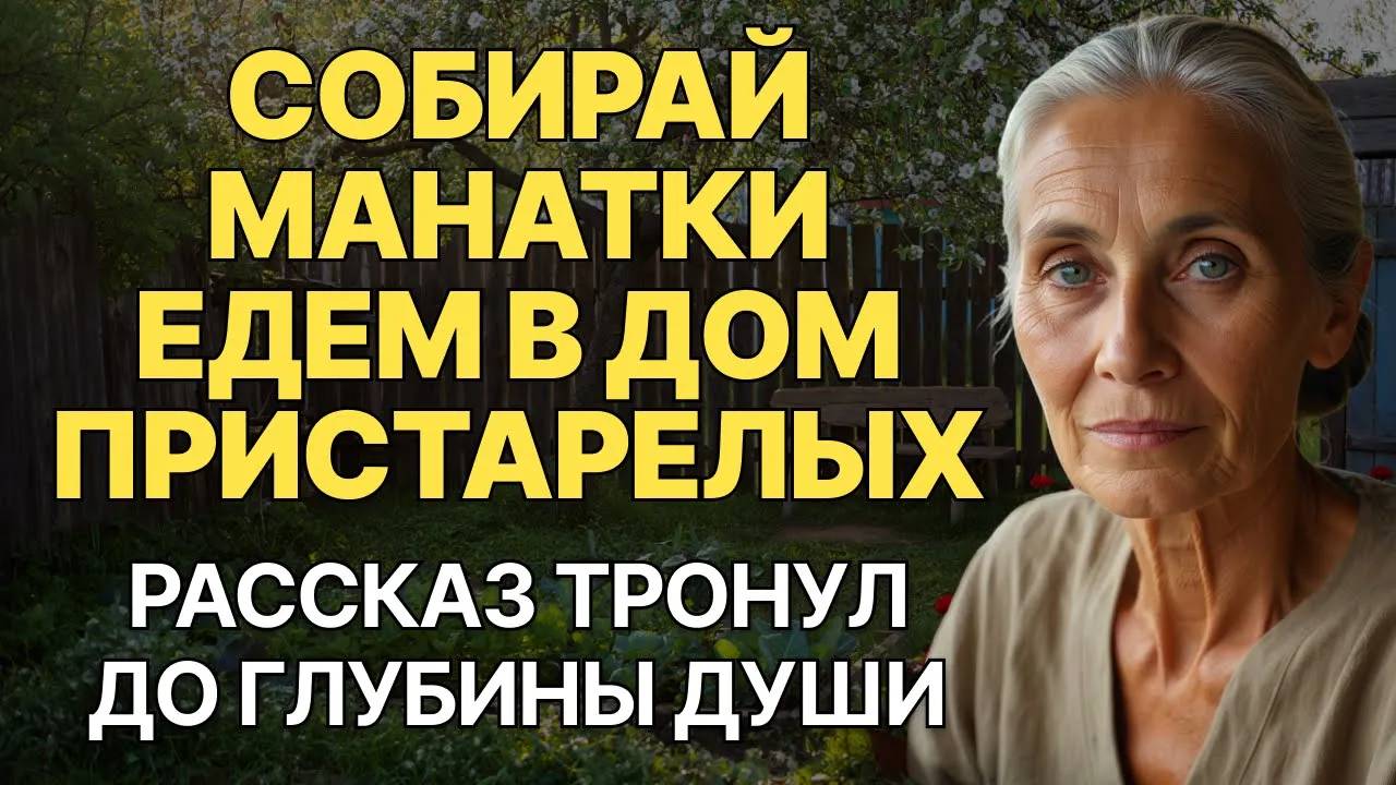 Завтра едем в ДОМ ПРЕСТАРЕЛЫХ, ты уже старая. - Сынок, КАК ТАК?! История трогает до слёз.
