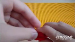 Собираю краба из лего