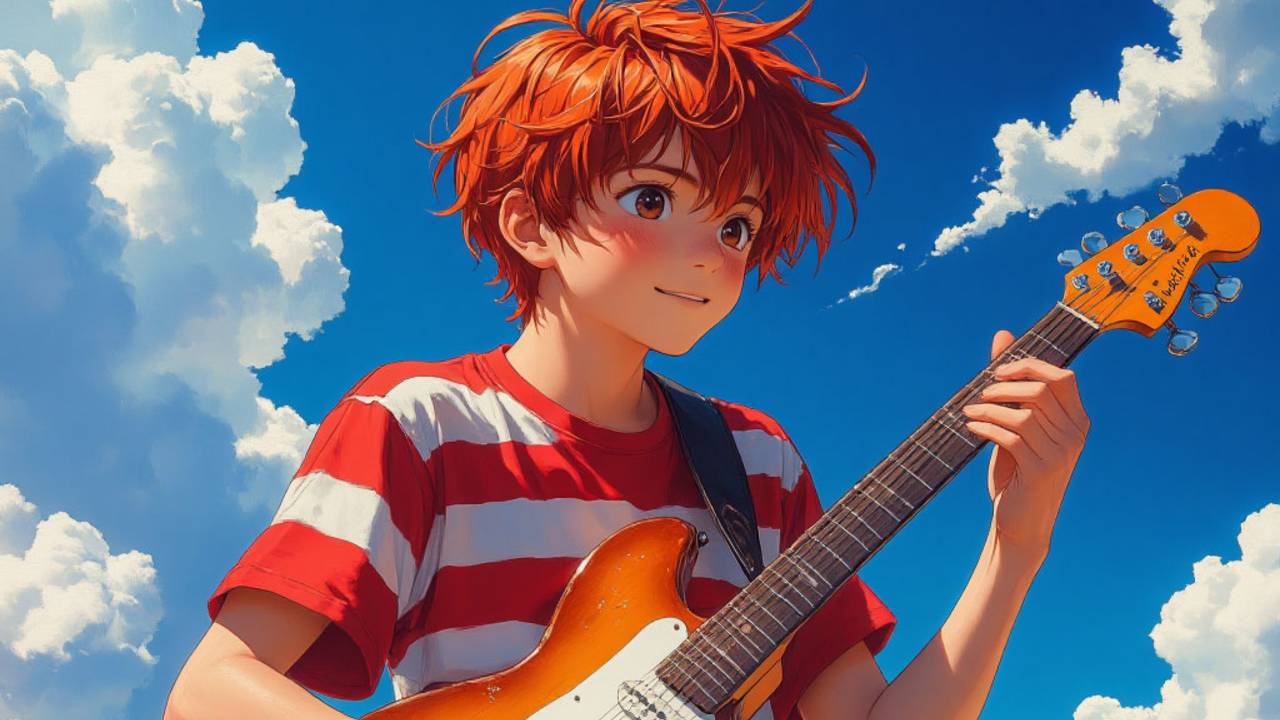 Андрей-воробей на гитаре