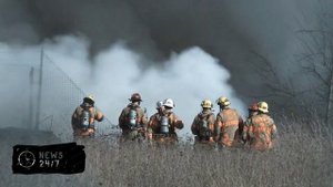 Пожар на севере Москвы ликвидировали сотрудники МЧС России