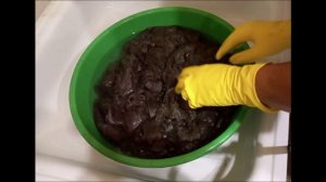 Стирка козьего пуха